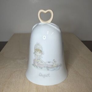 Precious Moments‎ "August" Birthday Bell 1987 Samuel Butcher Enesco